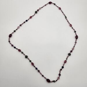 Elegant Purple Beaded Necklace